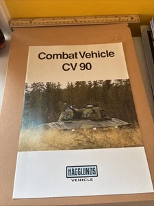 VTG 1993 Hagglunds CV90 CV 90 Tank Swedish Military Combat Vehicle Brochure - Picture 1 of 5