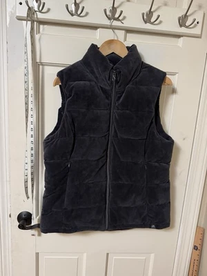 Chaleco para mujer Zeroxposur grande terciopelo carbón oscuro bolsillos esquí cremallera completa Foto 1 de 4