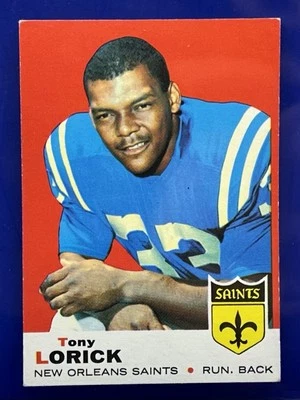 1969 Topps #61 Tony Lorick New Orleans Saints - Image 1 of 2