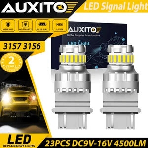 2X 3157 LED Backup Reverse Light Bulbs White for Ford Mustang Chevy Express 2500 - Picture 1 of 12