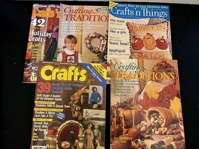 Lot of 5 Fall Craft Magazines 1986-2005: Crafts 'n Things & Crafting Traditions - Image 1 of 4