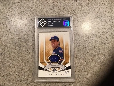 2004 Graded SP Legendary Cuts Gary Carter #41 New York Mets Patch Card 1 Of 1 🔥 - Image 1 of 2