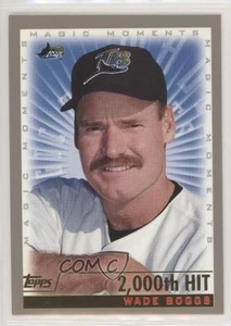 Topps Magic Moments Wade Boggs 2000 (hit 2000) #239 patio - Imagen 1 de 4