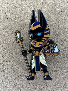 TiBS Egyptian Mythology Chibi Anubis Enamel Pin - Picture 1 of 2
