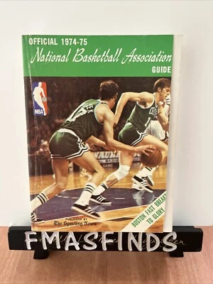 Q3 1974/1975 JOHN HAVLICEK CELTICS NBA TSN Basketball Guide The Sporting News - Image 1 of 2