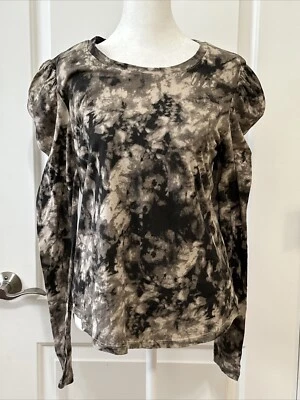 Top Generation Love Manga Larga con Mangas Abullonadas Marrón Combo Mediano Foto 1 de 4