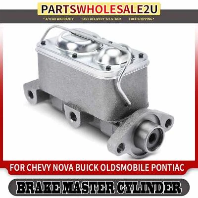 Brake Master Cylinder w/ Reservoir for Chevrolet Nova Oldsmobile Omega 1.125 In - Image 1 of 4