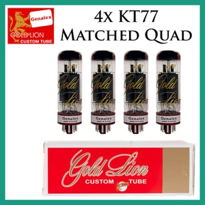 Neu 4x Genalex Gold Lion KT77 | passendes Quad/Quartett/Vier | Kostenloser Versand - Bild 1 von 1