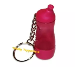 Tupperware Llavero Deportes Eco Botella Mini Pequeños Tesoros Gadget Rosa Fucsia - Imagen 1 de 1