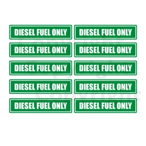Pegatina de advertencia SOLO COMBUSTIBLE DIÉSEL paquete múltiple etiquetas calcomanías - artículos con motor diésel - Imagen 1 de 1