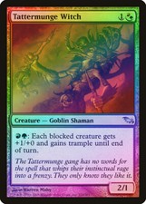 Tattermunge Witch FOIL Shadowmoor NM Red Green Uncommon MAGIC CARD ABUGames