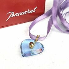 Almost Baccarat Heart Necklace 750K Palm Pink Purple