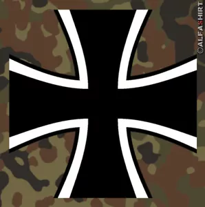 Aufkleber/Sticker Military Cross Kreuz Balkenkreuz Militär Typ 6 10x10cm #A143 - Bild 1 von 1