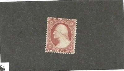 US Scott # 26a, three cent dull red, light cancel, 1857 - Image 1 of 2
