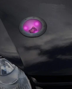 Piercing capó LED motor cromo adecuado para Opel Ascona Signum Omega Calibra - Imagen 1 de 6