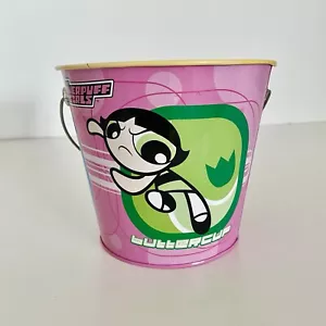 The Powerpuff Girls Vintage Metal Bucket - 2002 - Picture 1 of 6