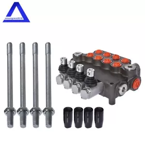 4 Spulen Hydrauliksteuerventil doppeltwirkend 21 GPM 3600 PSI SAE Ports - Bild 1 von 10