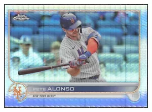 2022 Topps Chrome Prism Refractor Pete Alonso #209 New York Mets - Picture 1 of 2