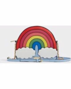 NWT Aldo Cirallan Rainbow Gold Chain Crossbody Bag - Picture 1 of 1