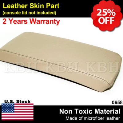 Fits 2007-2012 Nissan Altima Middle Console Armrest Lid Cover Replacement Tan - Imagem 1 de 4