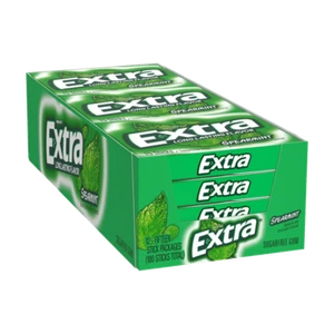 Extra Spearmint Sugar Free Chewing Gum Bulk Pack 15ct -12pk(180pc pk) - Picture 1 of 1