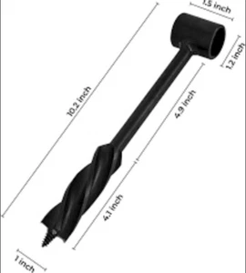 1” X 10” Scotch Eye Wood Auger Drill Bit (Sharp-Edged Scotch Eye) - Hand Auger f - Picture 1 of 16