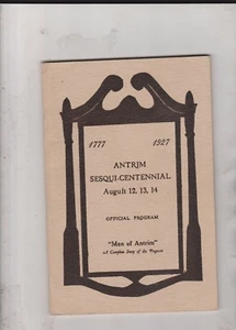ATRIUM, NEW HAMPSHIRE SESQUI-CENTENNIAL PROGRAM(1777-1927) - Picture 1 of 2