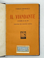 IL VIANDANTE Commedia Tomaso Monicelli Milano 1910 Ex libris Bertieri
