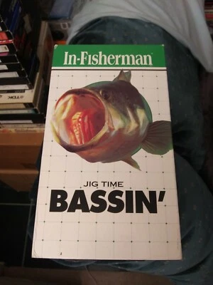 In-Fisherman Jig Time Bassin' 1996 VHS bass fishing in dirty water weeds lures Y - Image 1 of 2