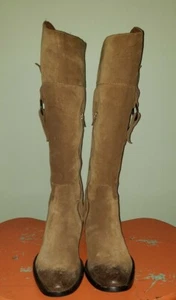 PRIVILEGE KNEE HI SUEDE RIDING BOOTS WOMEN SIZE 40 US 9.5 - Picture 1 of 9
