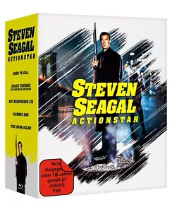 Steven Seagal: Actionstar - 5 Filme Box - Uncut # BLU-RAY-NEU - Foto 1 di 1
