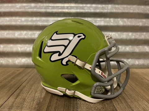 Custom North Texas Mean Green (2021 vs Northwestern State) Speed Mini Helmet Cover