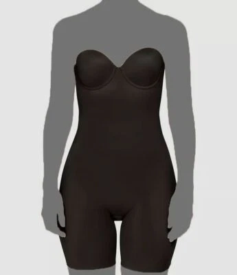 Spanx Women's Black Suit Your Fancy Strapless Bodysuit Shapewear Size M - Image 1 of 4