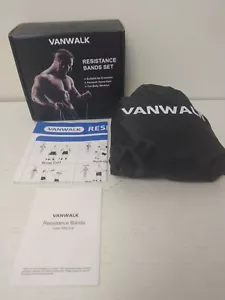 Juego de Bandas de Resistencia de la Marca VANWALK 11 PIEZAS Bandas con Manijas Correas de Tobillo y Bolso - Imagen 1 de 6