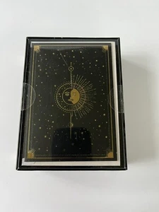 Sun And Moon Notecards Envelopes New In Box Set Of 12 Punch Studio - Picture 1 of 6