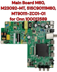 Main Board M60, M23092-MT, 515C90111M60, MT90111-ZC01-01 for Onn 100012589 - Picture 1 of 3