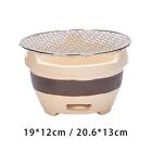 Small Charcoal Grill Durable Burning Camp Stove for Indoor Garden Kitchen