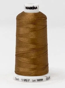 Madeira Classic Rayon 40, #1057 CARAMEL 1000m Embroidery Thread - Picture 1 of 1