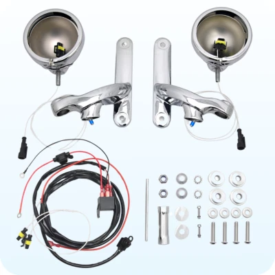 4.5" Passing Fog Light Mounting Bracket Housing Fits Harley Street/Electra Glide - Image 1 of 4