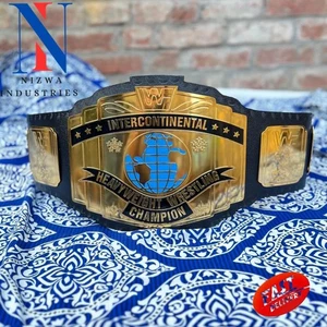 North America Heavyweight Wrestling Championship Leather Title Belt Brass 2MM - Picture 1 of 7