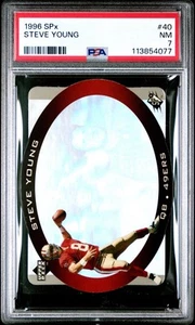 Steve Young PSA 7. 1996 Upper Deck SPX #40 Pop1 49ers - Picture 1 of 4