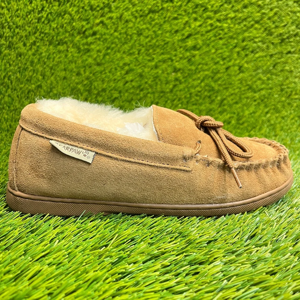 Туфли тапочки Bearpaw Mindy женские размер 6 коричневые повседневные комфортные замшевые без шнуровки - Изображение 1 из 4