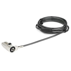 StarTech.com 6.5ft (2m) Laptop Cable Lock - 4-Digit Combination Laptop/Desktop S - Photo 1/5