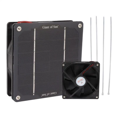 Solar Powered Exhaust Fan Solar Panel Fan For Greenhouse Shed Chicken Coop Fan - image 1 of 4