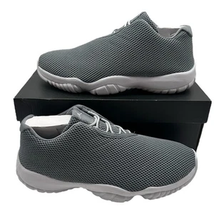 Nike Air Jordan Future Low Shoes Mens 8.5 Grey Mist/White Sneakers 718948-003 - Picture 1 of 13