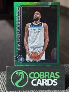 2025-26 Topps #111 Rudy Gobert Green Rainbow #/99 - Imagen 1 de 2