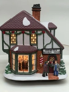 Victorian Village Collectibles Edición 2000 "Brewster Barber Shop" ¡Perfecto! - Imagen 1 de 22