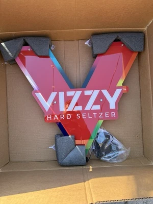 Bar Light Up Sign Vizzy Hard Seltzer Pride Edition - Image 1 of 3