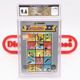 NES Nintendo TRACK & AND FIELD II 2 - EARLY PRINT! CGC GRADED 9.6 A! NEW Sealed!