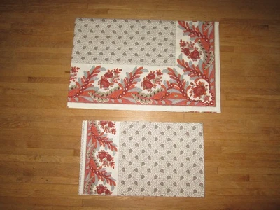 New WILLIAMS SONOMA Provincial Floral Print Cotton 69" x 90" Tablecloth + Runner - Image 1 of 4